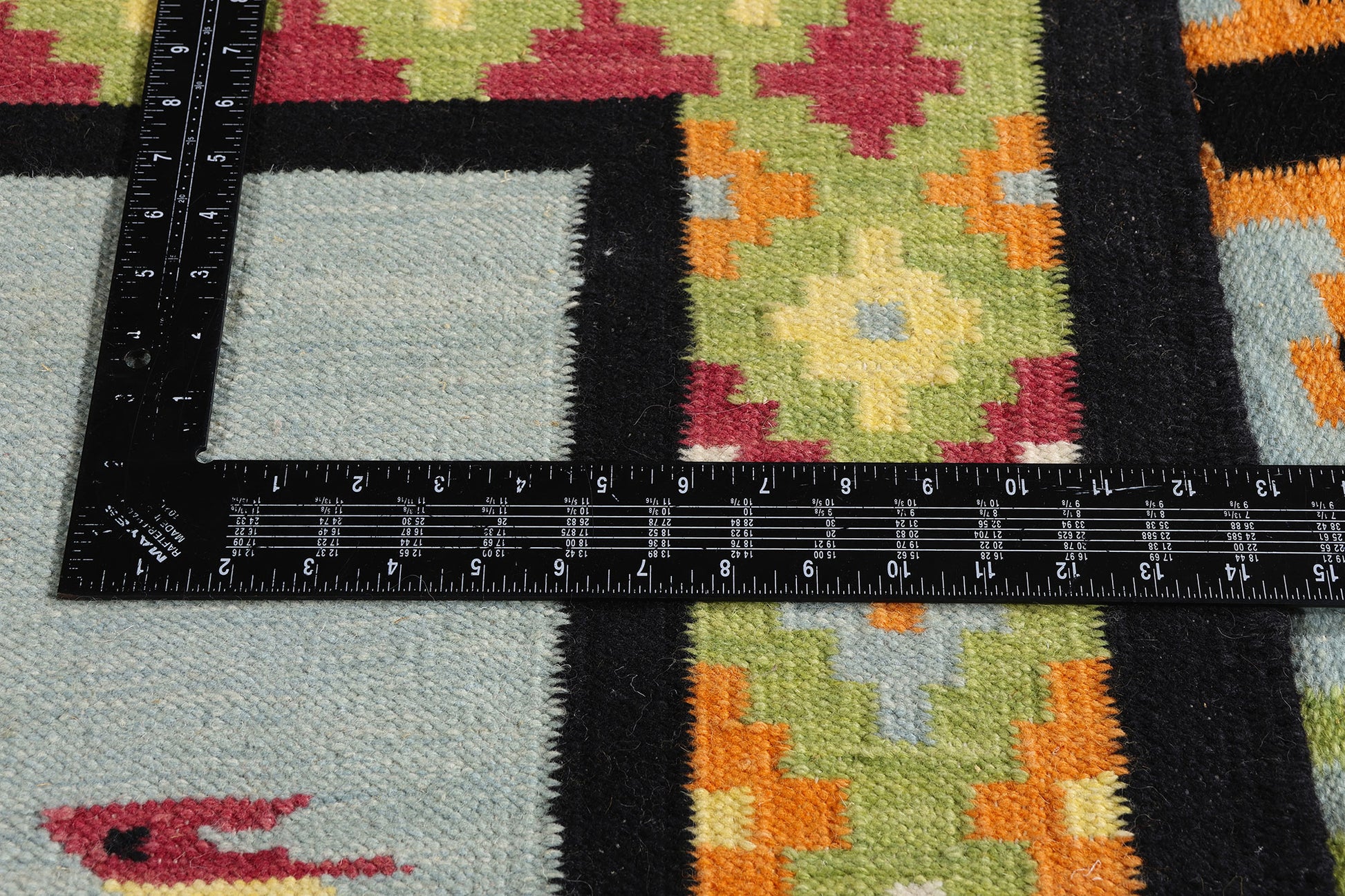 5 x 8 Light Blue Indian Kilim Rug 31352