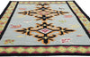 5 x 8 Light Blue Indian Kilim Rug 31352