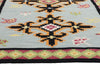 5 x 8 Light Blue Indian Kilim Rug 31352