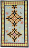 5 x 8 Light Blue Indian Kilim Rug 31352