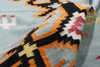 6 x 9 Light Blue Indian Kilim Rug 31351