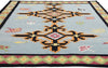 6 x 9 Light Blue Indian Kilim Rug 31351