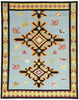 8 x 10 Light Blue Indian Kilim Rug 31350