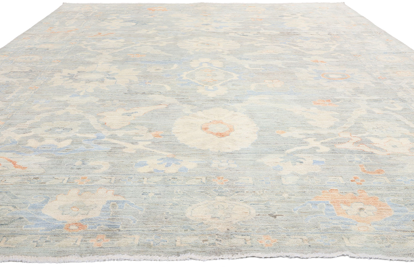 10 x 13 Modern Light Blue Sultanabad Rug 81125