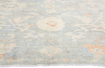 10 x 13 Modern Light Blue Sultanabad Rug 81125