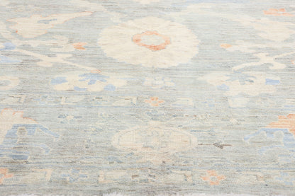 10 x 13 Modern Light Blue Sultanabad Rug 81125