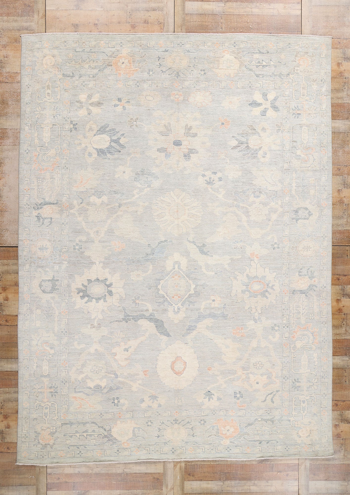 10 x 13 Modern Light Blue Sultanabad Rug 81126