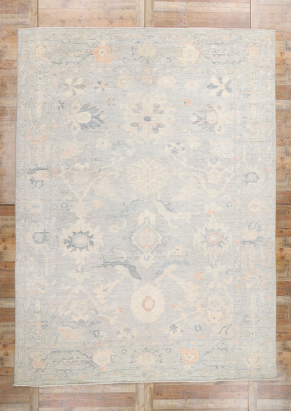 10 x 13 Modern Light Blue Sultanabad Rug 81126