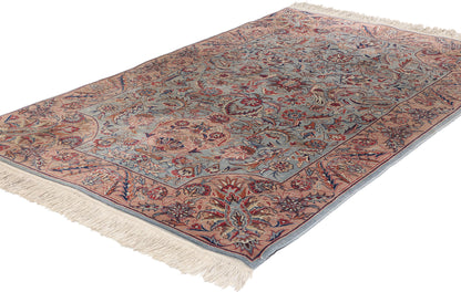 3 x 5 Vintage Chinese Vase Tabriz Rug 79017