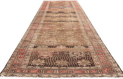 4 x 15 Antique Persian Hamadan Rug 61325