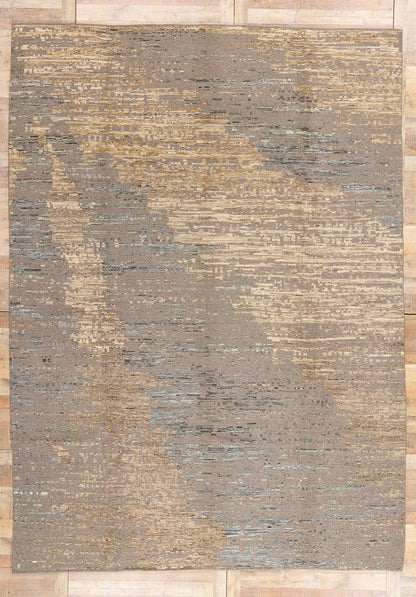 10 x 14 Modern Abstract Pakistani Soumak Rug 81158