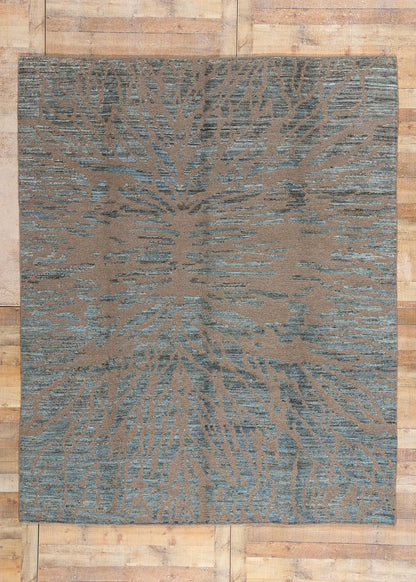 8 x 10 Modern Abstract Pakistani Soumak Rug 81145