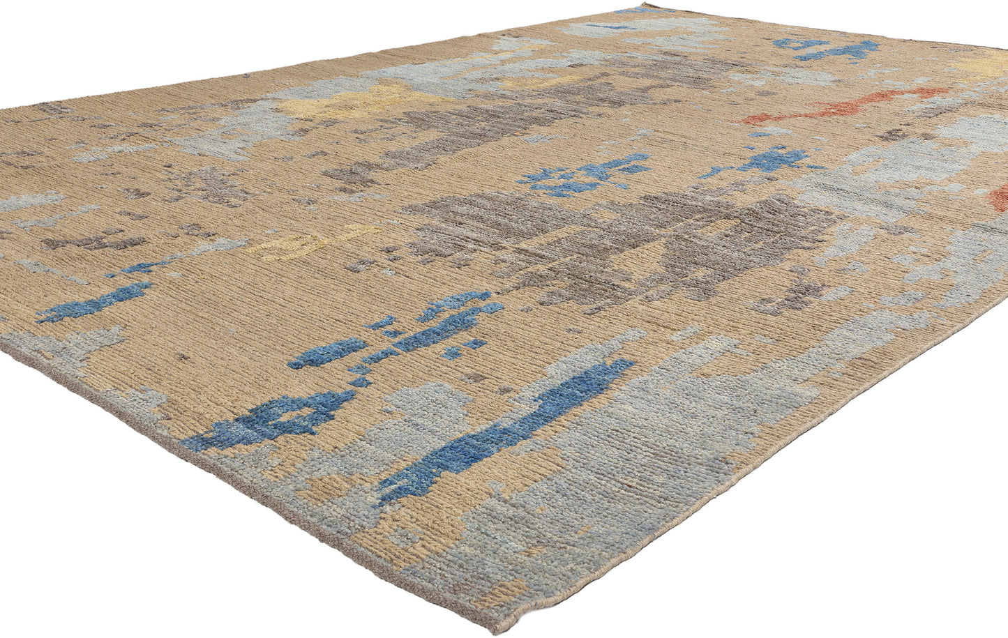 9 x 13 Modern Abstract Pakistni Soumak Rug 81128