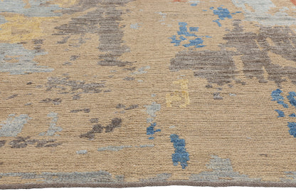 9 x 13 Modern Abstract Pakistni Soumak Rug 81128