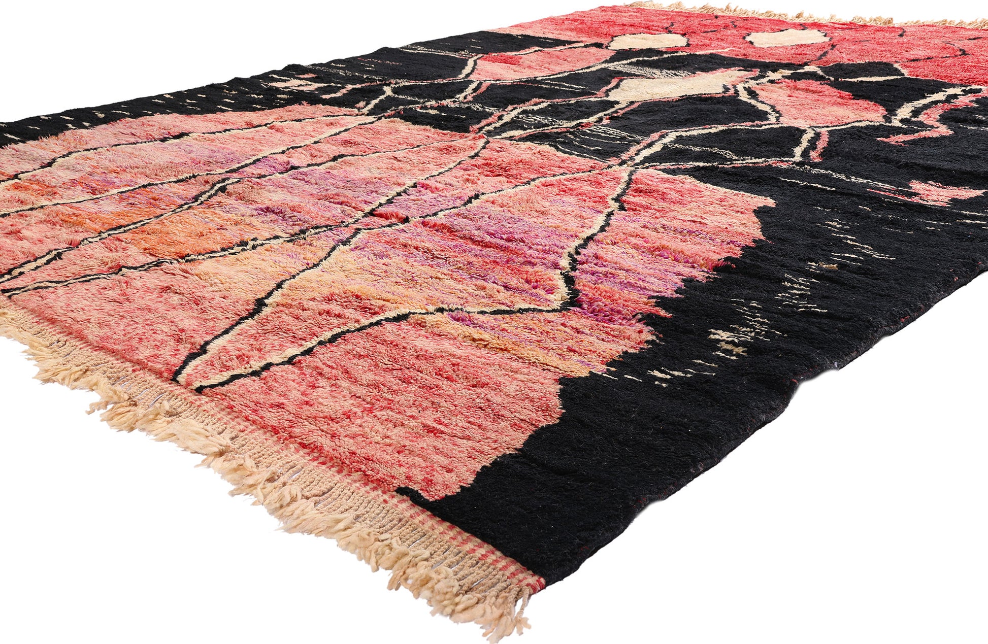 10 x 13 - Modern Beni Mrirt Moroccan Rug - 21648