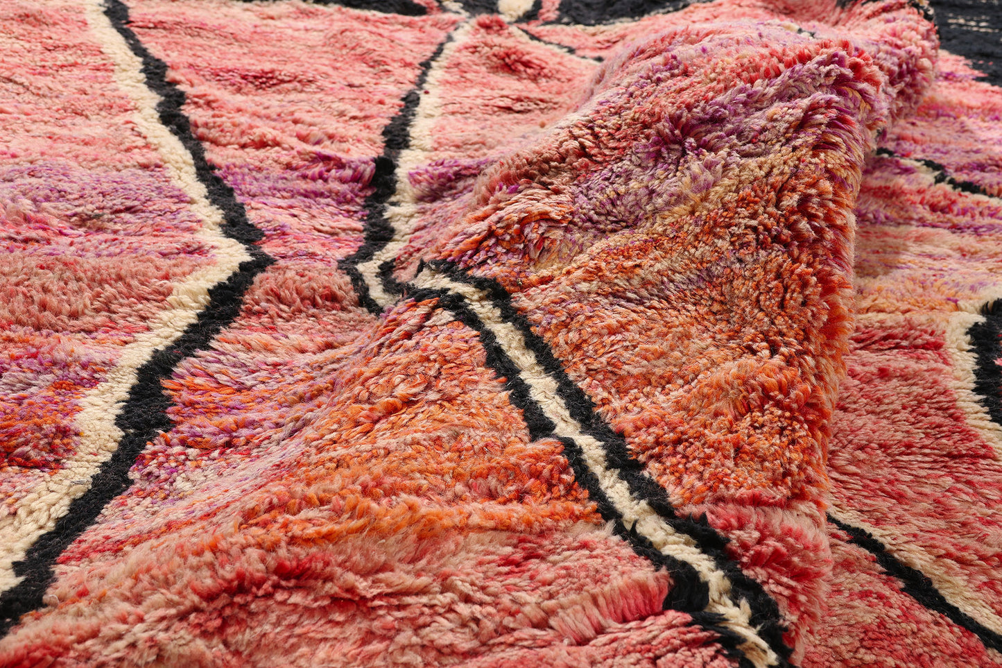 10 x 13 - Modern Beni Mrirt Moroccan Rug - 21648