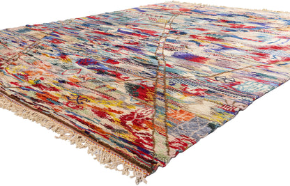 10 x 13 - Multicolor Beni Mrirt Moroccan Rug - 21155