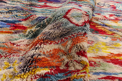 10 x 13 - Multicolor Beni Mrirt Moroccan Rug - 21155
