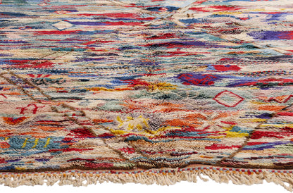 10 x 13 - Multicolor Beni Mrirt Moroccan Rug - 21155