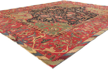 9 x 12 Modern Afghan Bijar Rug 15000