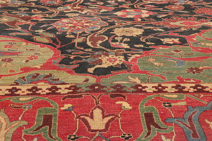 9 x 12 Modern Afghan Bijar Rug 15000