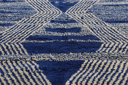10 x 14 - Blue Pakistani Moroccan Rug - 80586
