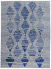 10 x 14 - Blue Pakistani Moroccan Rug - 80586