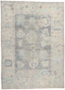 10 x 13 Modern Blue Turkish Oushak Rug 53981