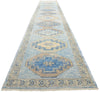 3 x 19 Modern Blue Turkish Oushak Rug 54016