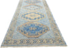 3 x 19 Modern Blue Turkish Oushak Rug 54016
