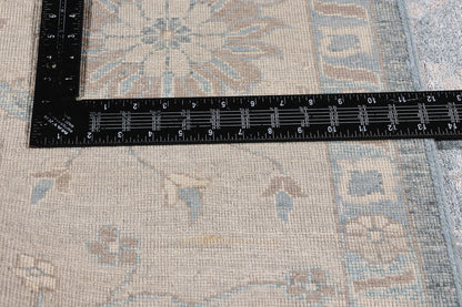 8 x 12 Blue Modern Indian Oushak Rug 30020