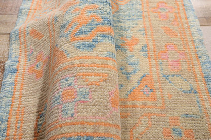 3 x 20 Modern Colorful Turkish Oushak Rug 54018