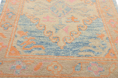 3 x 20 Modern Colorful Turkish Oushak Rug 54018