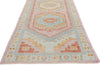 3 x 14 Modern Colorful Turkish Oushak Rug 54009