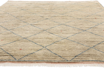 8 x 10 Azure Desert Diamond Modern Moroccan Rug 31231