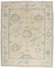 12 x 15 Modern Earth-Tone Turkish Oushak Rug 54030