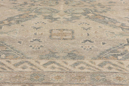 5 x 8 Earth-Tone Modern Turkish Oushak Rug 54023