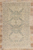 5 x 8 Earth-Tone Modern Turkish Oushak Rug 54023