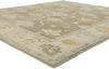 9 x 10 Modern Earth-Tone Turkish Oushak Rug 53954