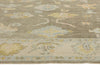 9 x 10 Modern Earth-Tone Turkish Oushak Rug 53954