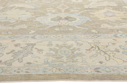 10 x 15 Modern Turkish Oushak Rug 53986