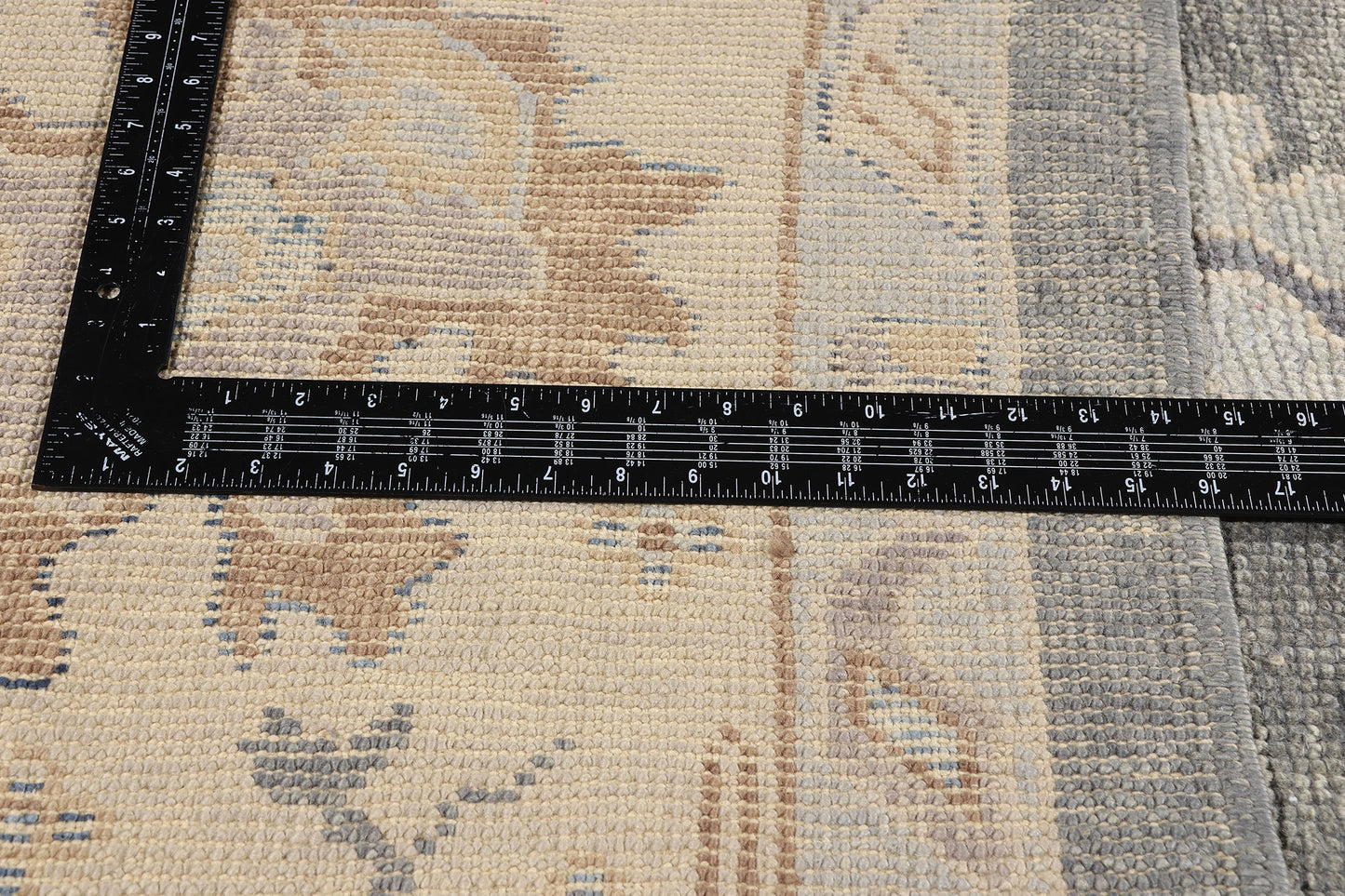 11 x 20 Modern Gray Turkish Oushak Rug 54025