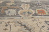 11 x 20 Modern Gray Turkish Oushak Rug 54025
