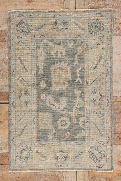 3 x 4 Gray Modern Turkish Oushak Rug 54021