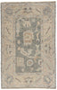 3 x 4 Gray Modern Turkish Oushak Rug 54022