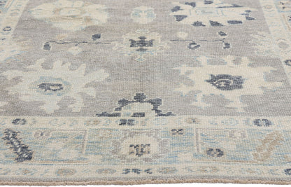 5 x 7 Modern Gray Turkish Oushak Rug 54010