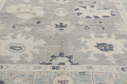 5 x 7 Modern Gray Turkish Oushak Rug 54010