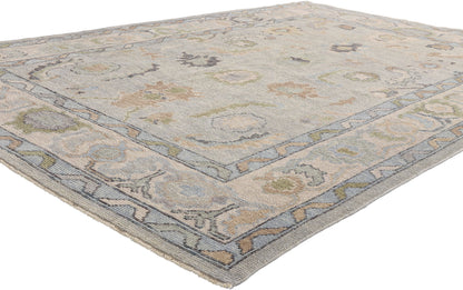 6 x 9 Gray Modern Turkish Oushak Rug 54024