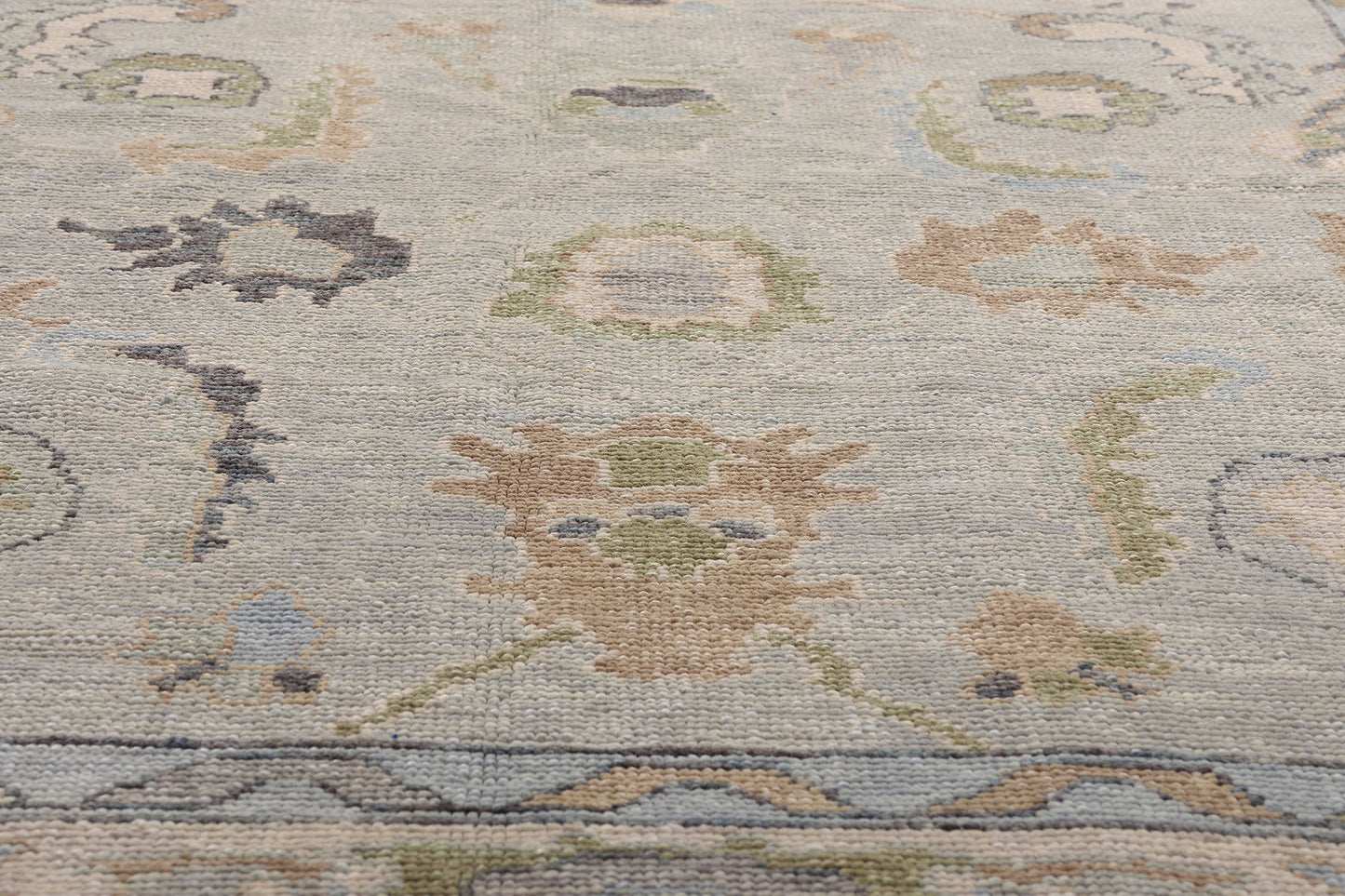 6 x 9 Gray Modern Turkish Oushak Rug 54024