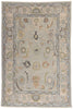6 x 9 Gray Modern Turkish Oushak Rug 54024